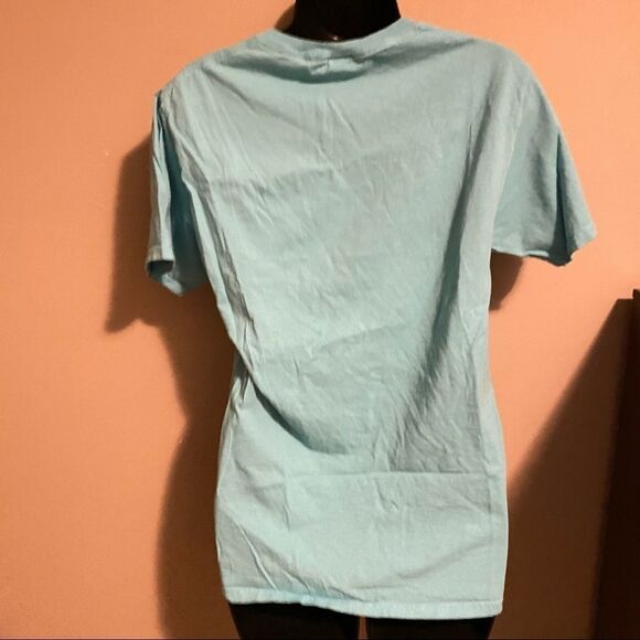 CHRISTIAN Tee King of Kings T Shirt Aqua Blue - Picture 8 of 12